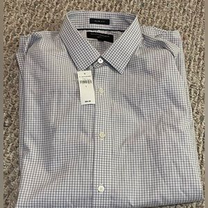 Banana republic men’s button down, long sleeve, slim fit size large NWT